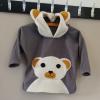 Sweat ours blanc pour enfant.