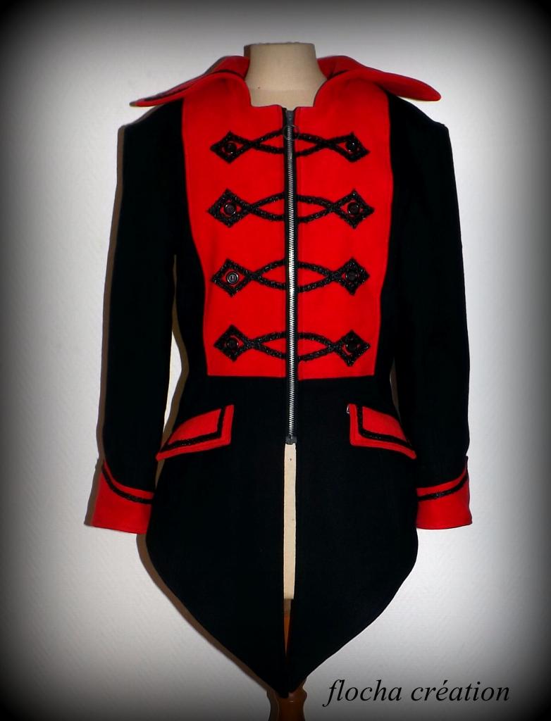Séraphin noir et rouge